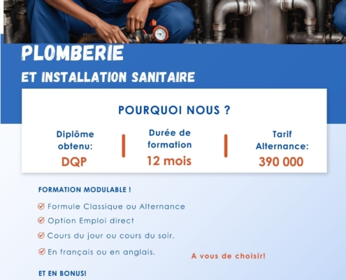 exemple pour formation professionnelle en plomberie